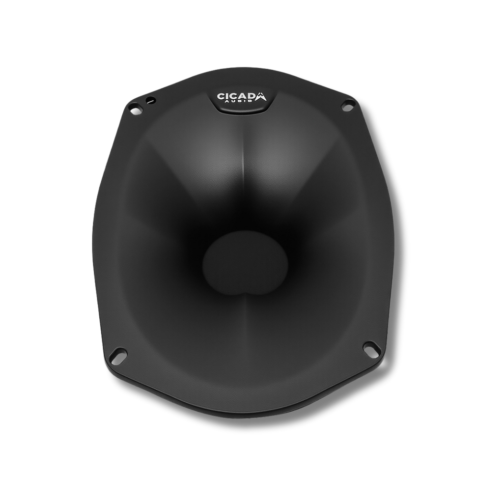 Cicada Audio RR3WG-69F — 6×9" Flat Acoustic Waveguide for RR2TM & RR3TM Tweeter Motors (Pair)