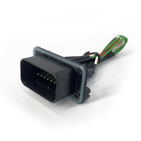 Rear Bypass Harness for Saddlebag-Mounted Factory Amplifier – Harley 2014+