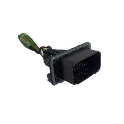 Rear Bypass Harness for Saddlebag-Mounted Factory Amplifier – Harley 2014+