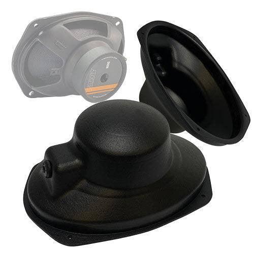 Rigid Sealed 6×9 Baffles for Harley Saddlebag Lids