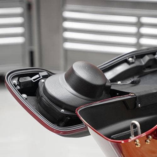 Rigid Sealed 6×9 Baffles for Harley Saddlebag Lids