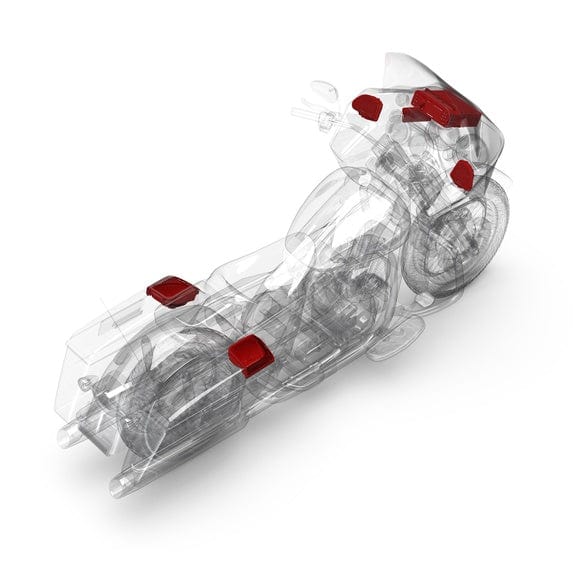 Rockford Fosgate 1998-2013 Road Glide® Source Unit, 4-Speaker & Amp Kit