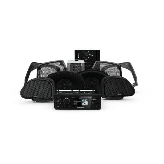 Rockford Fosgate 1998-2013 Road Glide® Source Unit, 4-Speaker & Amp Kit