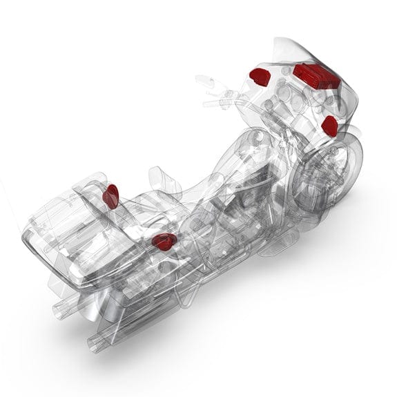 Rockford Fosgate 1998-2013 Road Glide® Ultra Source Unit & 4 Speakers Kit