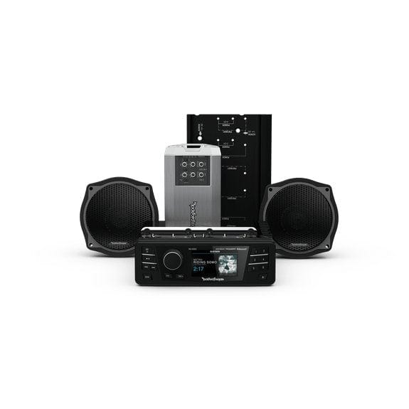 Rockford Fosgate 1998-2013 Street Glide® Source Unit, 2-Speaker & Amp Kit