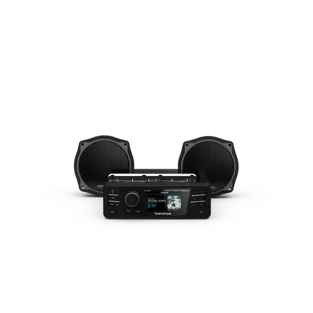 Rockford Fosgate 1998-2013 Street Glide® Source Unit & 2-Speaker Kit