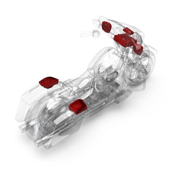 Rockford Fosgate 1998-2013 Street Glide® Source Unit, 4-Speaker & Amp Kit