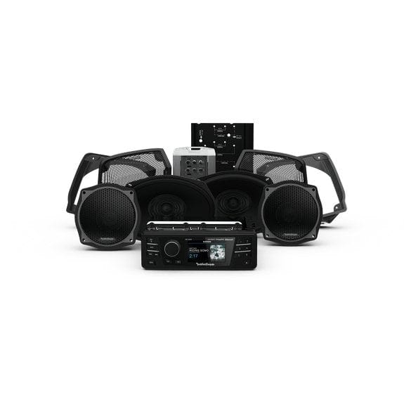 Rockford Fosgate 1998-2013 Street Glide® Source Unit, 4-Speaker & Amp Kit