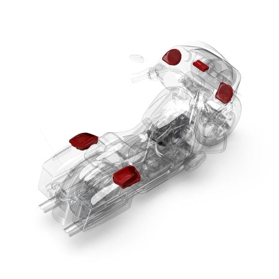 Rockford Fosgate 2014+ Road Glide® & Street Glide® 4-Speaker & Amp Kit