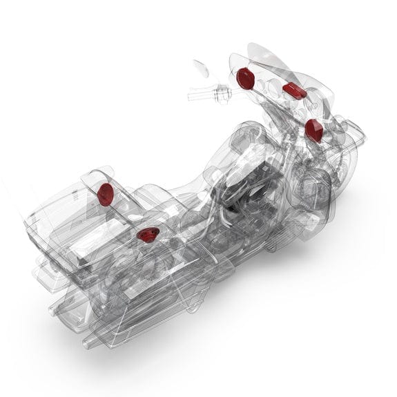 Rockford Fosgate 2014+ Road Glide® Ultra & Electra Glide® Ultra Classic® 4-Speaker & Amp Kit