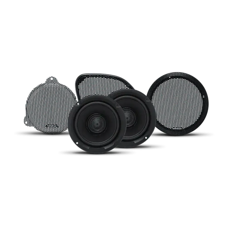 Rockford Fosgate Power 6.5" Full Range Upper/Lower Fairing and Tour-Pak Speakers (2014+)