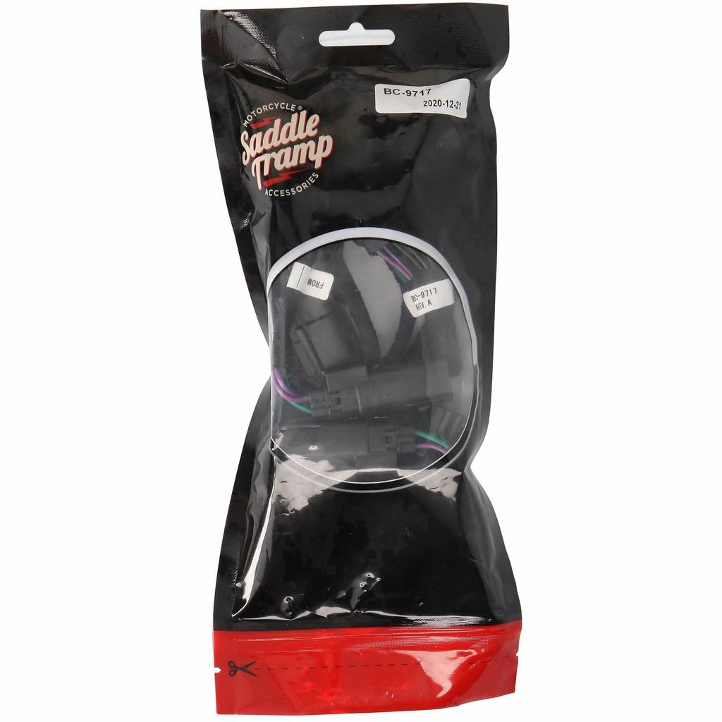 SaddleTramp BC-9717 — Rear Audio Bypass T-Harness for 2014–2023 Harley-Davidson Ultra Limited