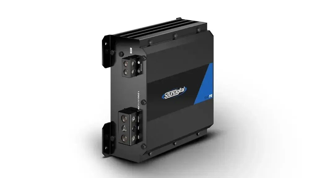 SounDigital EVO PS 1200.1 — Compact 1-Channel Class-D Motorcycle Subwoofer Amplifier (1,200W RMS @ 4Ω)