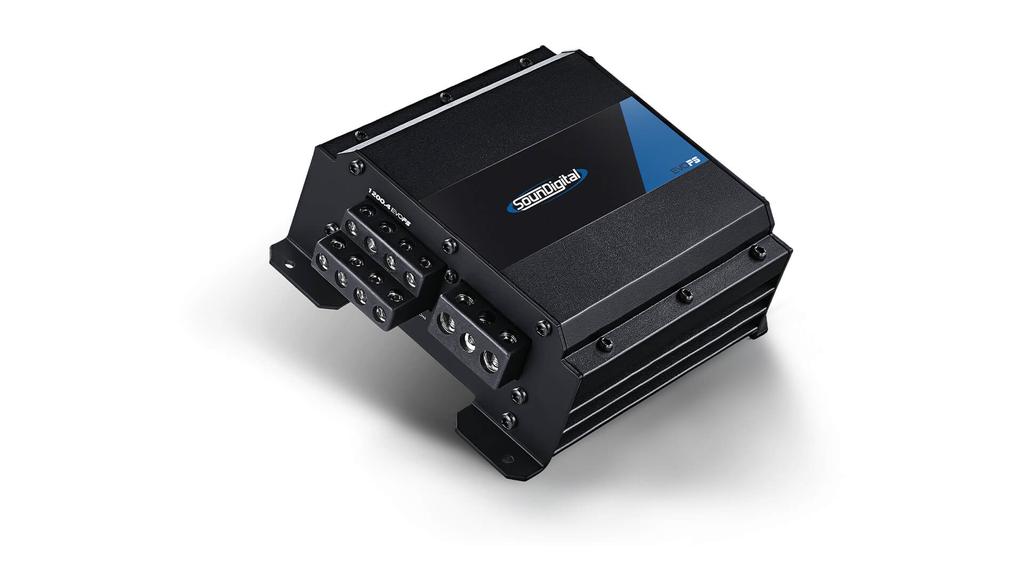 SounDigital EVO PS 1200.4 — 4-Channel 1200W Compact Amplifier for Motorcycle Audio Systems
