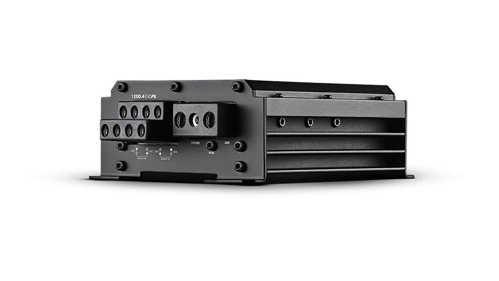 SounDigital EVO PS 1200.4 — Compact 4-Channel Class-D Motorcycle Amplifier (1,200W RMS / 300W x4)