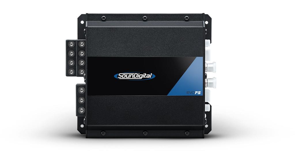 SounDigital EVO PS 1200.4 — Compact 4-Channel Class-D Motorcycle Amplifier (1,200W RMS / 300W x4)
