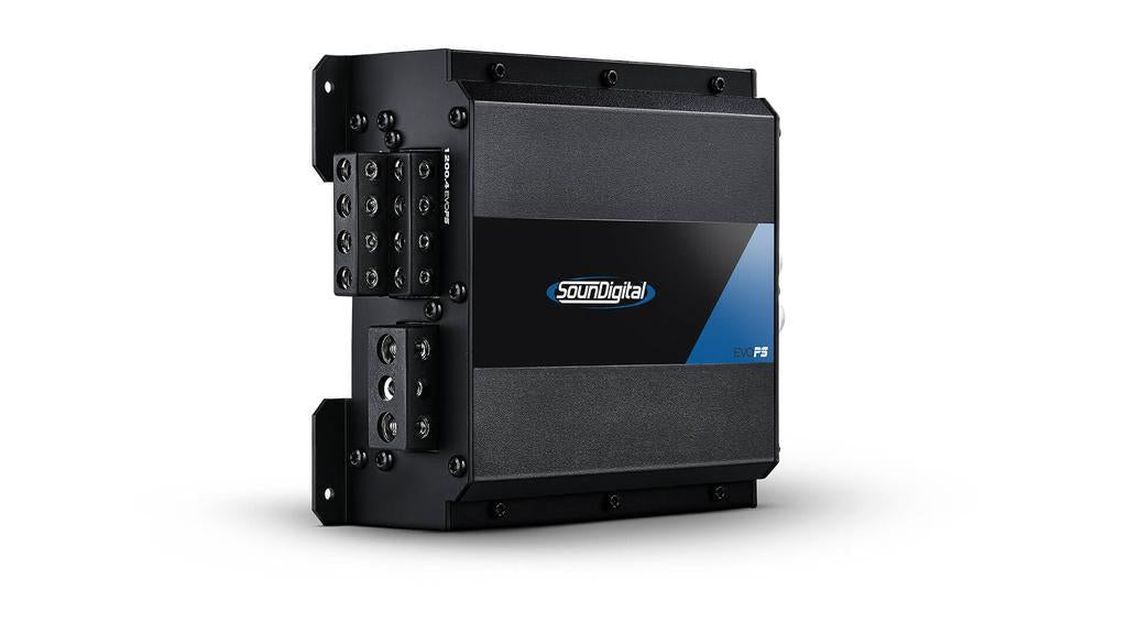 SounDigital EVO PS 1200.4 — Compact 4-Channel Class-D Motorcycle Amplifier (1,200W RMS / 300W x4)