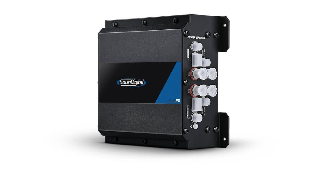 SounDigital EVO PS 1200.4 — Compact 4-Channel Class-D Motorcycle Amplifier (1,200W RMS / 300W x4)