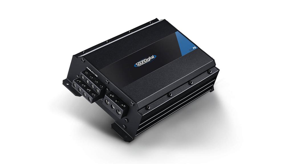 SounDigital EVO PS 2000.4 — Compact 4-Channel Class-D Motorcycle Amplifier (2,000W RMS / 500W x4 @ 1Ω)
