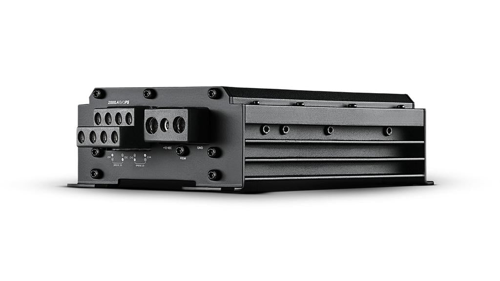 SounDigital EVO PS 2000.4 — Compact 4-Channel Class-D Motorcycle Amplifier (2,000W RMS / 500W x4 @ 1Ω)