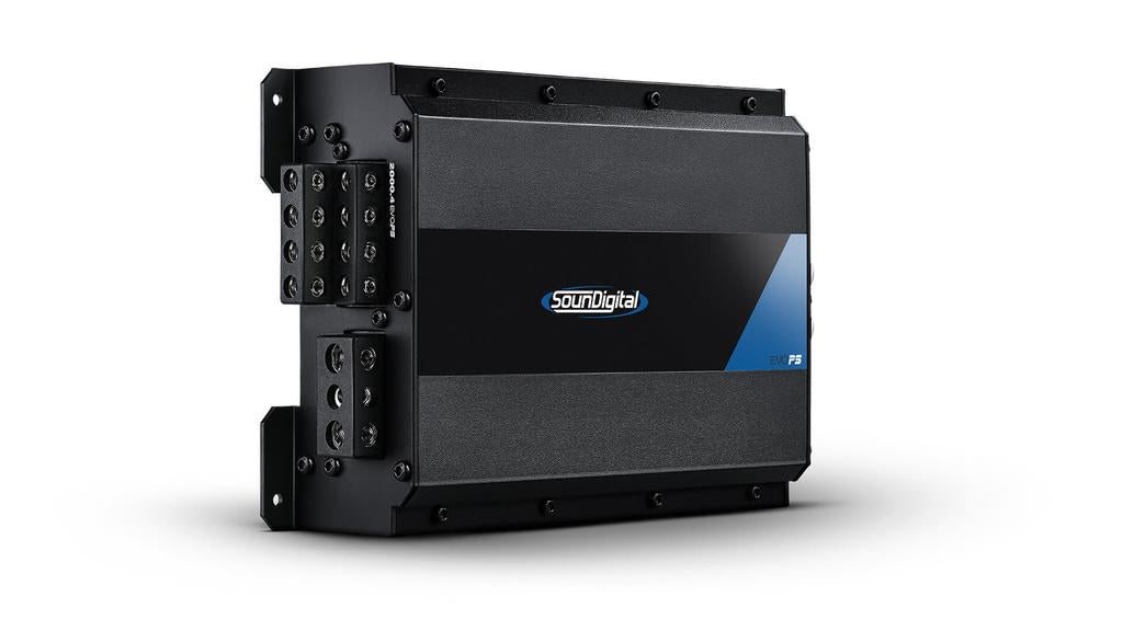 SounDigital EVO PS 2000.4 — Compact 4-Channel Class-D Motorcycle Amplifier (2,000W RMS / 500W x4 @ 1Ω)