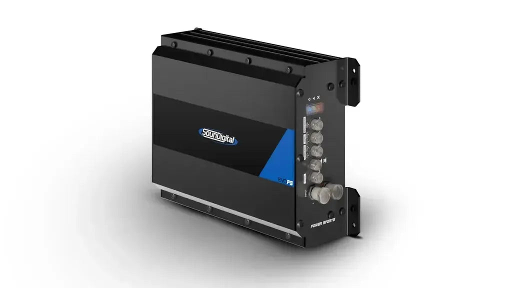SounDigital EVO PS 2400.1 — 2400W Compact Class-D Monoblock Motorcycle Amplifier (2/4-Ohm Stable