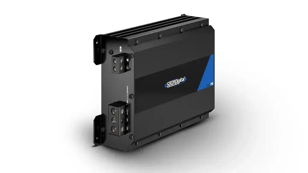 SounDigital EVO PS 2400.1 — 2400W Compact Class-D Monoblock Motorcycle Amplifier (2/4-Ohm Stable