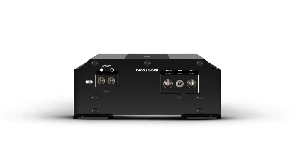 SounDigital EVO PS 2400.1 — Compact 1-Channel Class-D Motorcycle Subwoofer Amplifier (2,400W RMS @ 2Ω)