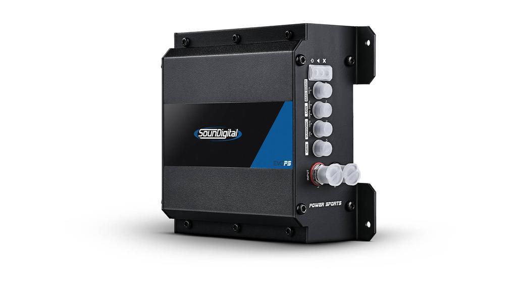 SounDigital EVO PS 800.1 — Compact 1-Channel Class-D Motorcycle Subwoofer Amplifier (800W RMS @ 2Ω)