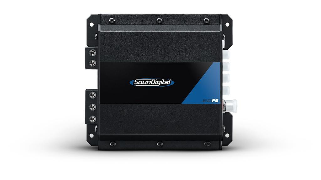 SounDigital EVO PS 800.1 — Compact 1-Channel Class-D Motorcycle Subwoofer Amplifier (800W RMS @ 2Ω)