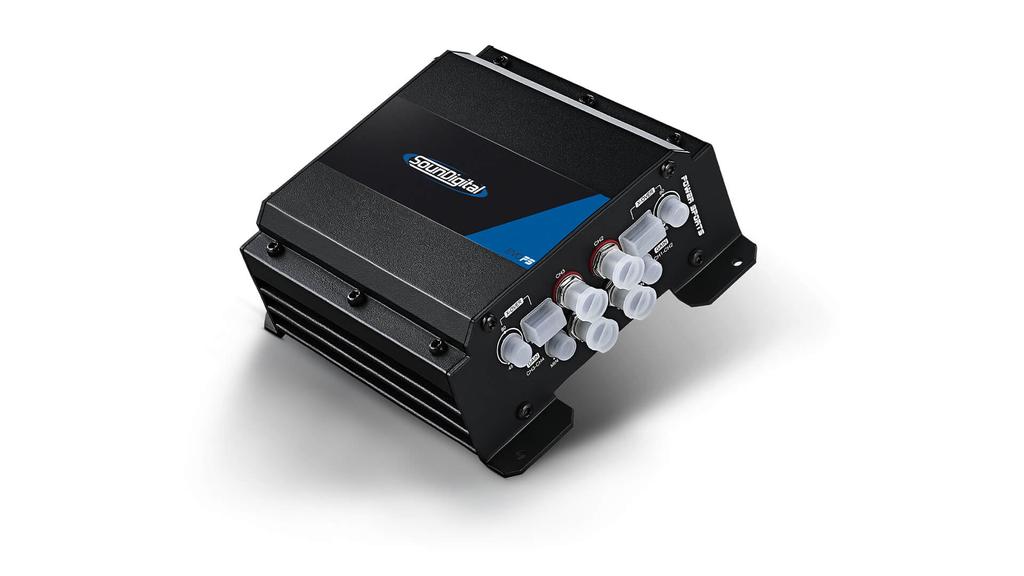 SounDigital EVO PS 800.4 — Compact 4-Channel Class-D Motorcycle Amplifier (800W RMS / 200W x4 @ 2Ω)