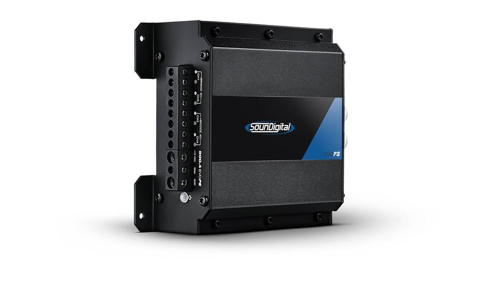 SounDigital EVO PS 800.4 — Compact 4-Channel Class-D Motorcycle Amplifier (800W RMS / 200W x4 @ 2Ω)