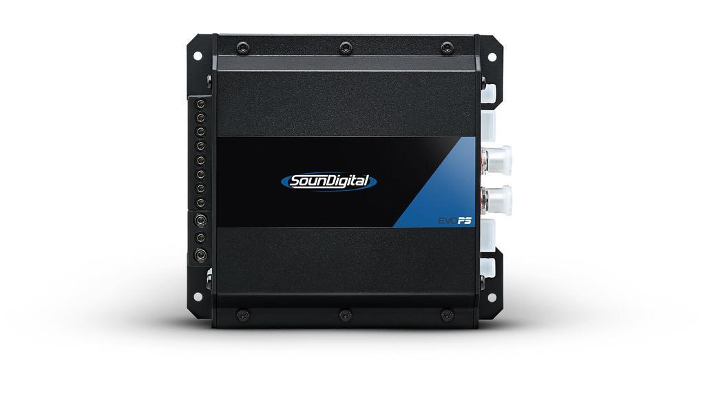 SounDigital EVO PS 800.4 — Compact 4-Channel Class-D Motorcycle Amplifier (800W RMS / 200W x4 @ 2Ω)