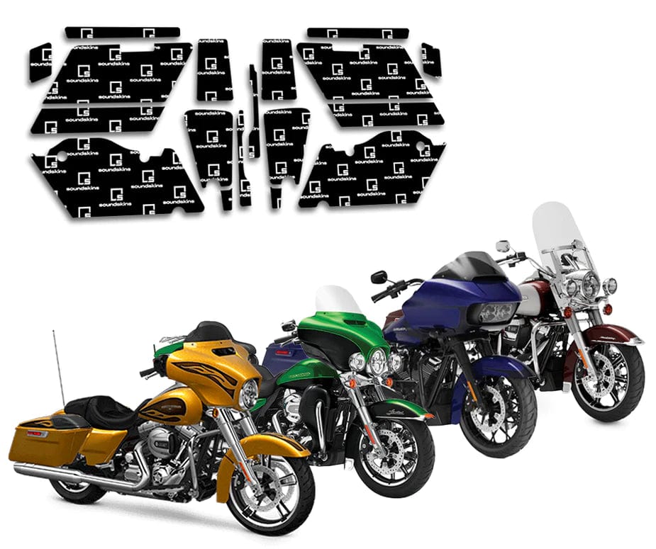 SoundSkins Pro Saddlebag Interior Dampening Kit for Harley Touring (2014–2023)