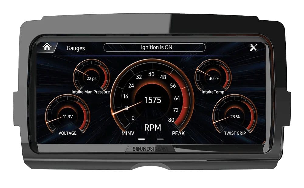 SoundStream HDHU.V2 8.3” Plug & Play Head Unit With Wireless Apple CarPlay And Android Auto For 2014-2023 Harley Davidson® Touring Motorcycles