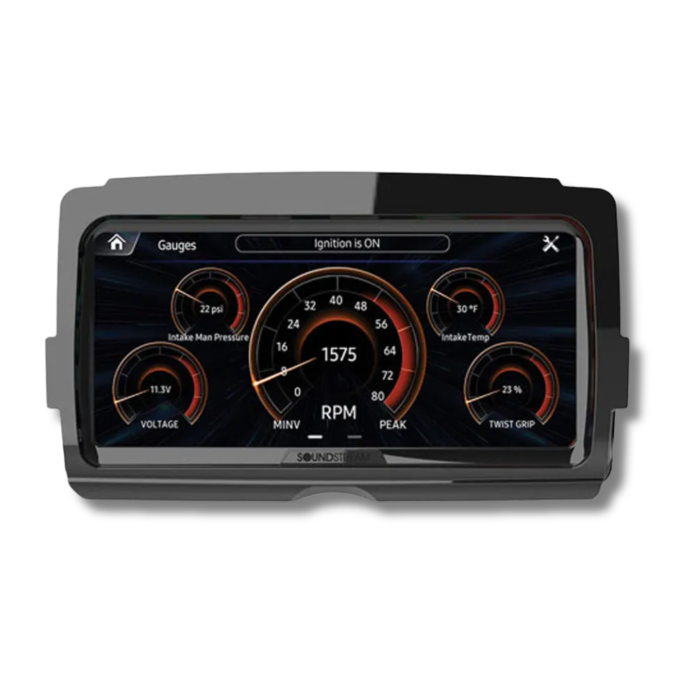 SoundStream HDHU.V2 8.3” Plug & Play Head Unit With Wireless Apple CarPlay And Android Auto For 2014-2023 Harley Davidson® Touring Motorcycles