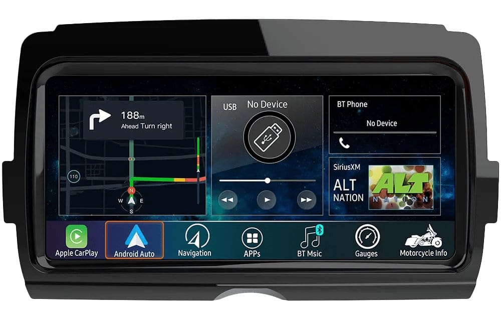 SoundStream HDHU.V2 8.3” Plug & Play Head Unit With Wireless Apple CarPlay And Android Auto For 2014-2023 Harley Davidson® Touring Motorcycles