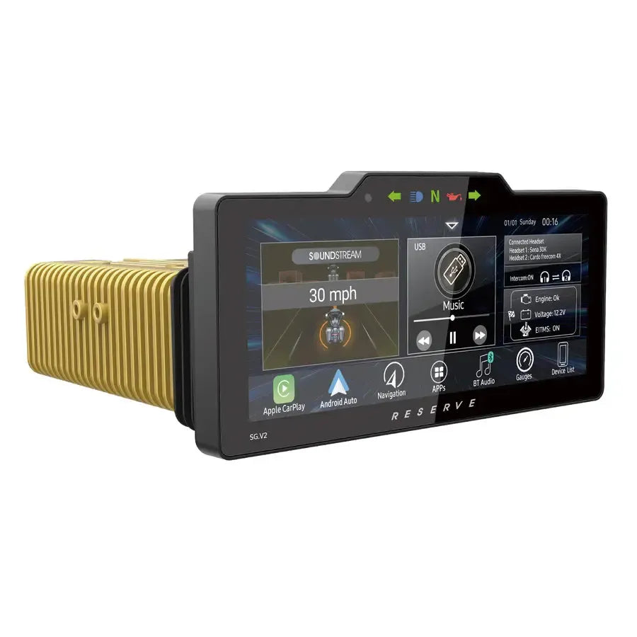 Soundstream SG.V2 CarPlay Head Unit for 1998 to 2013 Batwing Touring