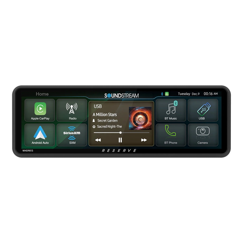 Soundstream WHD.9813 Wireless CarPlay Head Unit for 1998 to 2013 Harley Touring