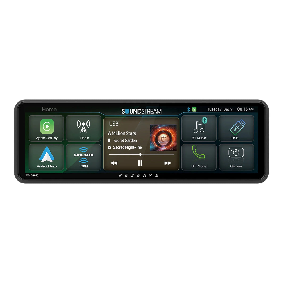 Soundstream WHD.9813 Wireless CarPlay Head Unit for 1998 to 2013 Harley Touring