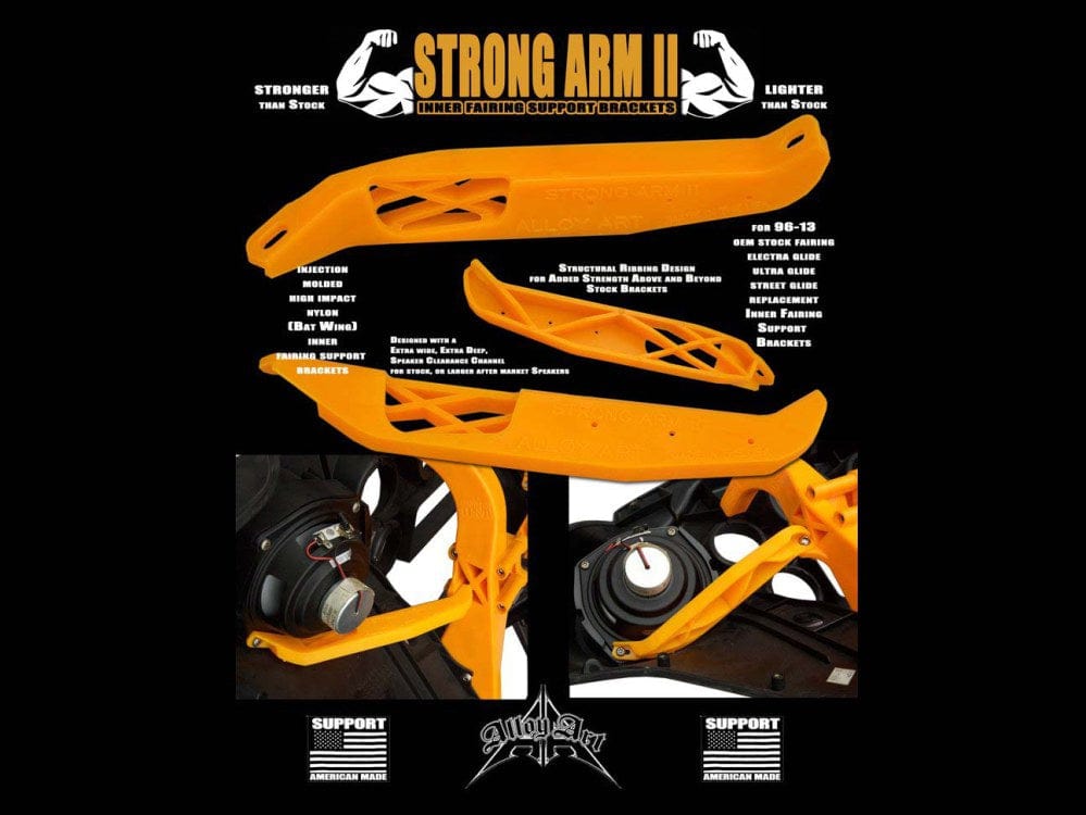 Strong Arm II Inner Fairing Speaker Support Brackets