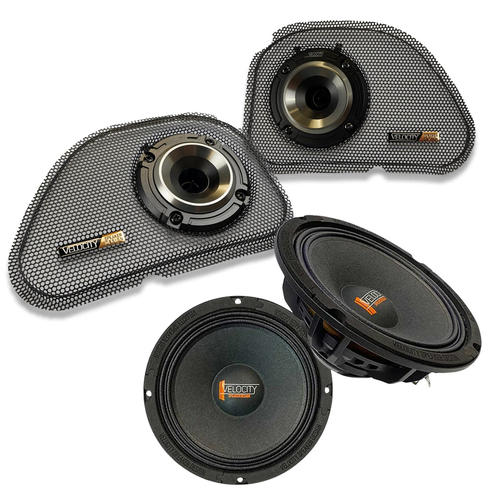 Velocity OverDrive 6.5″ Pro Audio Fairing Speaker Kit for 1998–2013 Road Glide