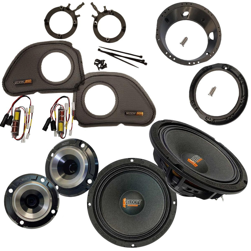 Velocity OverDrive 6.5″ Pro Audio Fairing Speaker Kit for 1998–2013 Road Glide