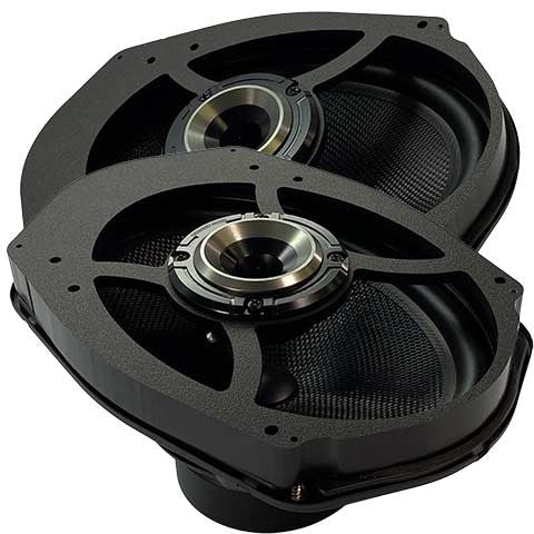 Velocity OverDrive 6×9 Horn Component Kit for 1998–2013 Harley 5×7 Saddlebag Lids