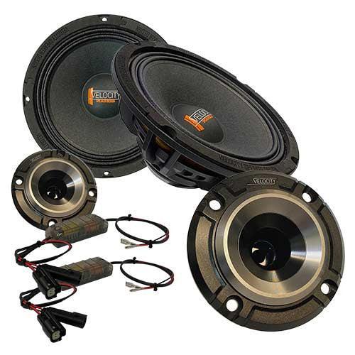 Velocity OverDrive RZ65-OD 6.5″ Pro Audio Midbass + Horn Tweeter Component Set