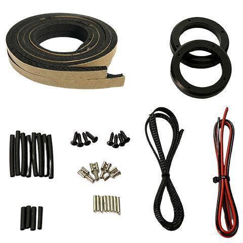 Velocity OverDrive Shallow Horn Grills for Harley Lowers or Tour-Pak