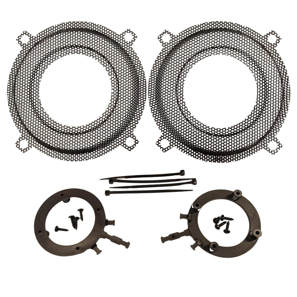Velocity Street Glide Fairing Speaker Grilles with Tweeter Provision — 1998–2013 Harley-Davidson Batwing Fairing