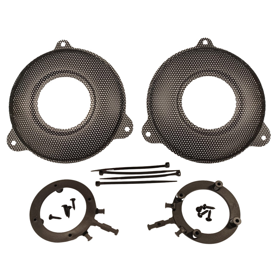 Velocity Street Glide Fairing Speaker Grilles with Tweeter Provision — 2014–2023 Harley-Davidson Batwing Fairing