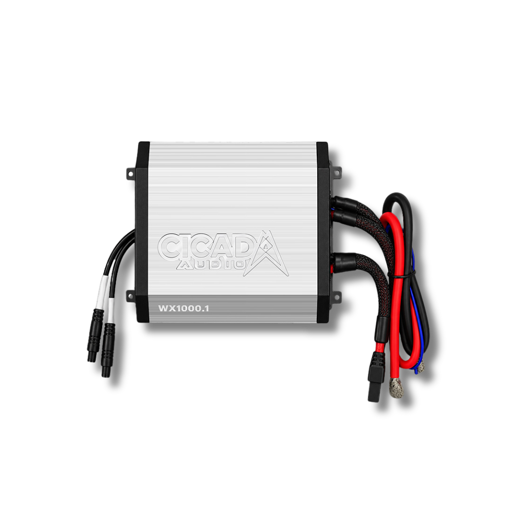 Cicada Audio WX1000.1 – Waterproof Mono Subwoofer Amplifier (1,000W @ 2Ω)