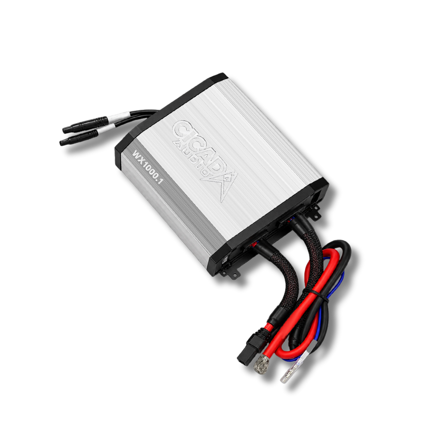 Cicada Audio WX1000.1 – Waterproof Mono Subwoofer Amplifier (1,000W @ 2Ω)